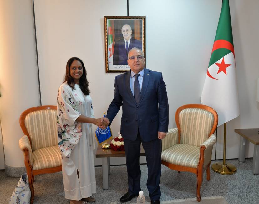 السيّد مقرمان يستقبل رئيسة ممثلية المنظمة الدولية للهجرة بالجزائر